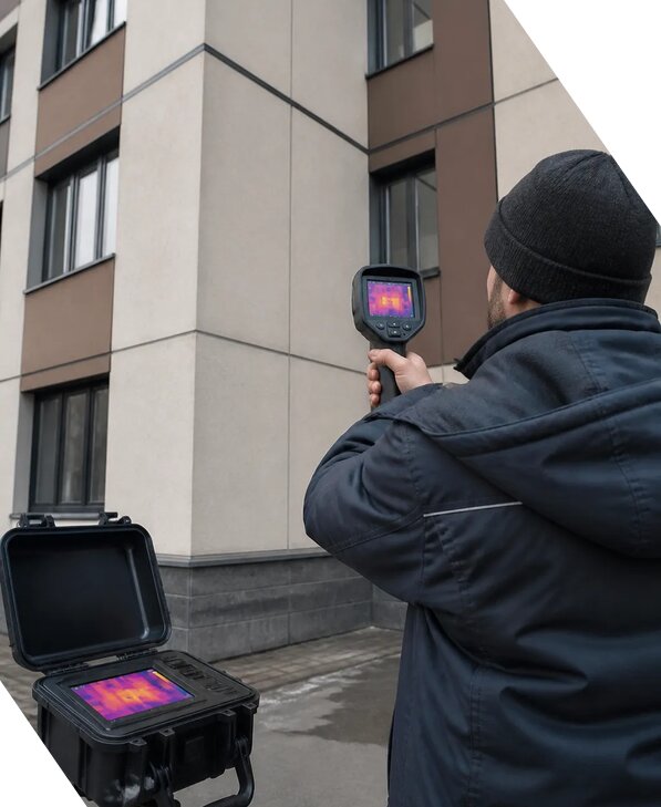 Тепловизионное обследование зданий и сооружений в Ивантеевке